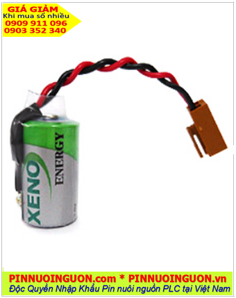 XENO XLP-050F; Pin nuôi nguồn XENO XLP-050F lithium 3.6v 1/2AA 1200mAh _Xuất xứ Hàn Quốc